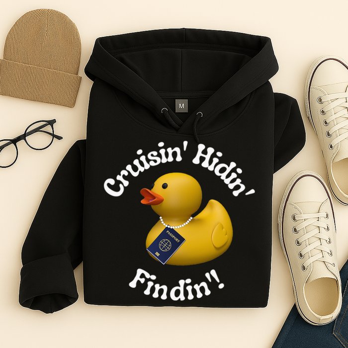 Cruising Hiding Finding Rubber Ducks Passport Hunt Hide Find Hoodie