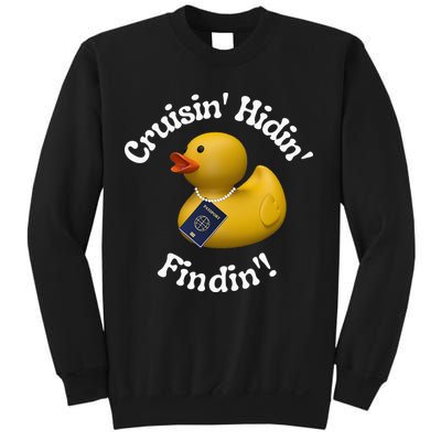 Cruising Hiding Finding Rubber Ducks Passport Hunt Hide Find Sweatshirt