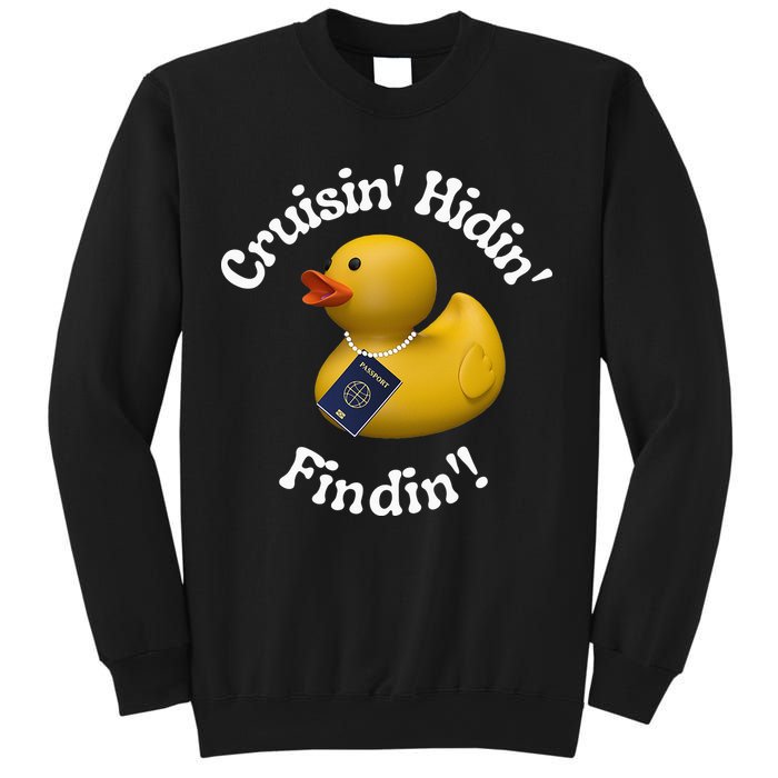 Cruising Hiding Finding Rubber Ducks Passport Hunt Hide Find Sweatshirt