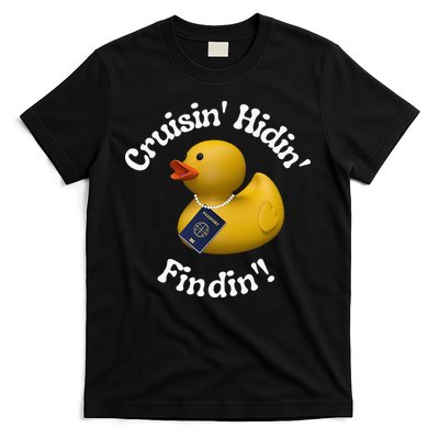 Cruising Hiding Finding Rubber Ducks Passport Hunt Hide Find T-Shirt