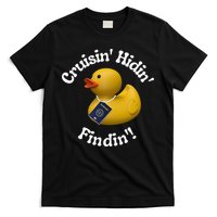 Cruising Hiding Finding Rubber Ducks Passport Hunt Hide Find T-Shirt