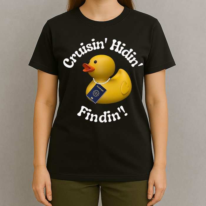Cruising Hiding Finding Rubber Ducks Passport Hunt Hide Find T-Shirt