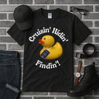 Cruising Hiding Finding Rubber Ducks Passport Hunt Hide Find Tall T-Shirt