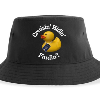 Cruising Hiding Finding Rubber Ducks Passport Hunt Hide Find Sustainable Bucket Hat