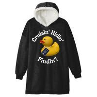 Cruising Hiding Finding Rubber Ducks Passport Hunt Hide Find Hooded Wearable Blanket