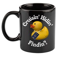 Cruising Hiding Finding Rubber Ducks Passport Hunt Hide Find 11oz C Handle Ceramic Mug