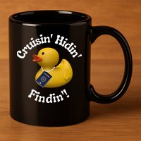 Cruising Hiding Finding Rubber Ducks Passport Hunt Hide Find 11oz C Handle Ceramic Mug