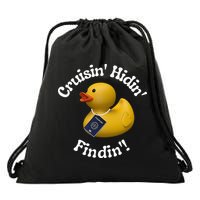 Cruising Hiding Finding Rubber Ducks Passport Hunt Hide Find Drawstring Bag