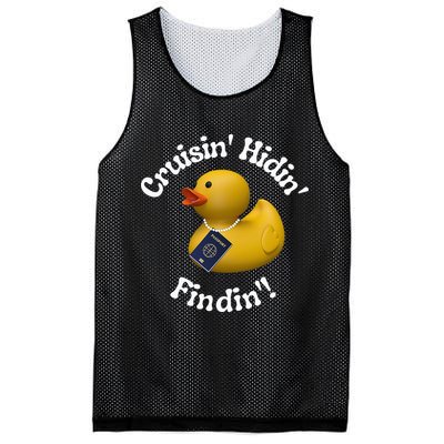 Cruising Hiding Finding Rubber Ducks Passport Hunt Hide Find Mesh Reversible Basketball Jersey Tank