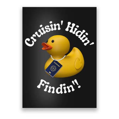 Cruising Hiding Finding Rubber Ducks Passport Hunt Hide Find Poster