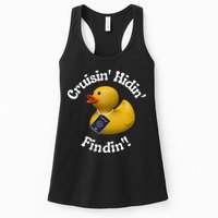 Cruising Hiding Finding Rubber Ducks Passport Hunt Hide Find Womens Tank Top