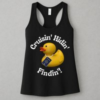 Cruising Hiding Finding Rubber Ducks Passport Hunt Hide Find Womens Tank Top