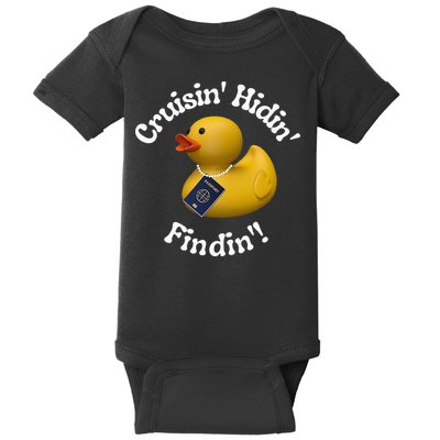 Cruising Hiding Finding Rubber Ducks Passport Hunt Hide Find Baby Bodysuit