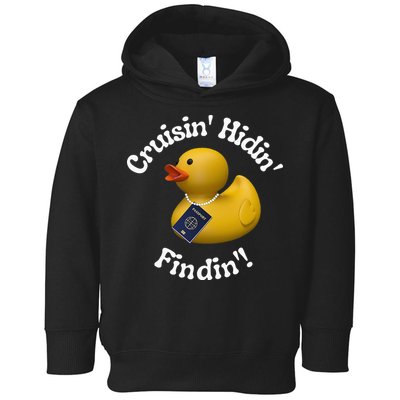 Cruising Hiding Finding Rubber Ducks Passport Hunt Hide Find Toddler Hoodie