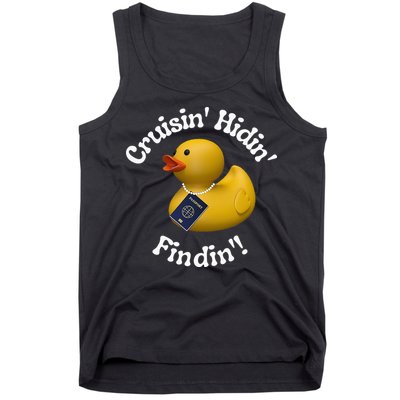 Cruising Hiding Finding Rubber Ducks Passport Hunt Hide Find Tank Top