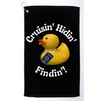Cruising Hiding Finding Rubber Ducks Passport Hunt Hide Find Golf Towel