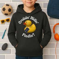Cruising Hiding Finding Rubber Ducks Passport Hunt Hide Find Kids Hoodie