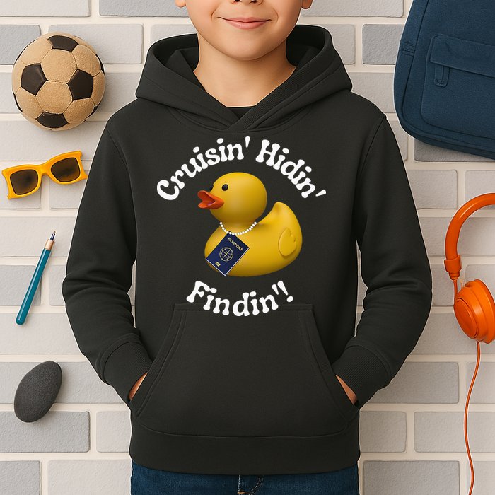 Cruising Hiding Finding Rubber Ducks Passport Hunt Hide Find Kids Hoodie