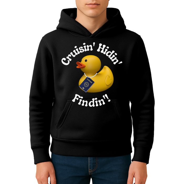 Cruising Hiding Finding Rubber Ducks Passport Hunt Hide Find Kids Hoodie