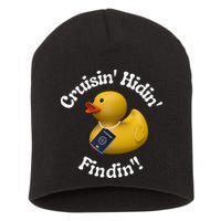 Cruising Hiding Finding Rubber Ducks Passport Hunt Hide Find Short Acrylic Beanie
