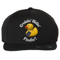 Cruising Hiding Finding Rubber Ducks Passport Hunt Hide Find Wool Snapback Cap
