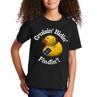 Cruising Hiding Finding Rubber Ducks Passport Hunt Hide Find Kids T-Shirt