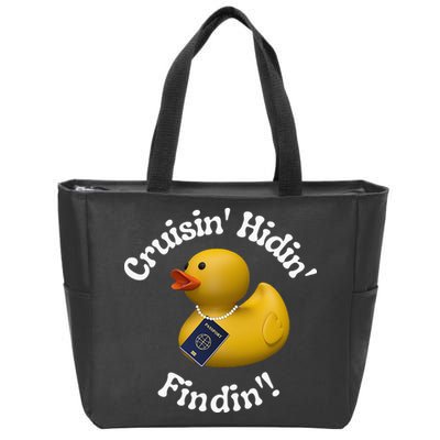 Cruising Hiding Finding Rubber Ducks Passport Hunt Hide Find Zip Tote Bag