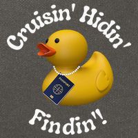 Cruising Hiding Finding Rubber Ducks Passport Hunt Hide Find Cotton Canvas Backpack