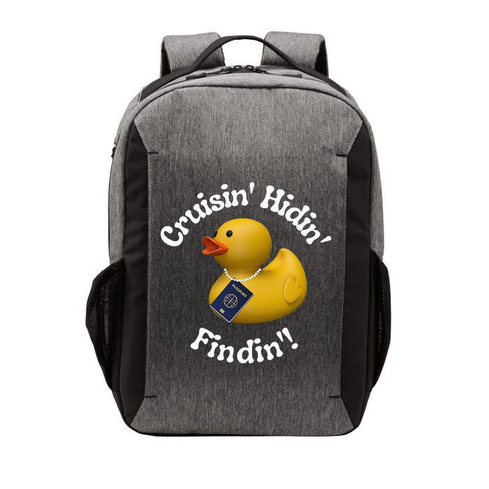 Cruising Hiding Finding Rubber Ducks Passport Hunt Hide Find Vector Backpack