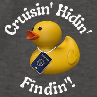 Cruising Hiding Finding Rubber Ducks Passport Hunt Hide Find Vector Backpack