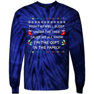 Christmas Humor Favorite Person Funny Christmas Tie-Dye Long Sleeve Shirt