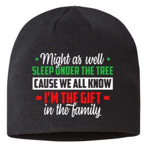 Christmas Humor Favorite Person Funny Christmas Sustainable Beanie