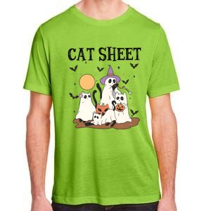 Cat Halloween Funny Ghost Cat Adult ChromaSoft Performance T-Shirt