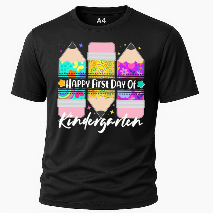 Cute Happy First Day Of Kindergarten Cooling Performance Crew T-Shirt
