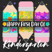 Cute Happy First Day Of Kindergarten Adult Drive Performance Visor