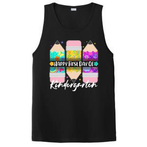 Cute Happy First Day Of Kindergarten PosiCharge Competitor Tank