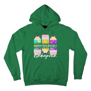 Cute Happy First Day Of Kindergarten Hoodie