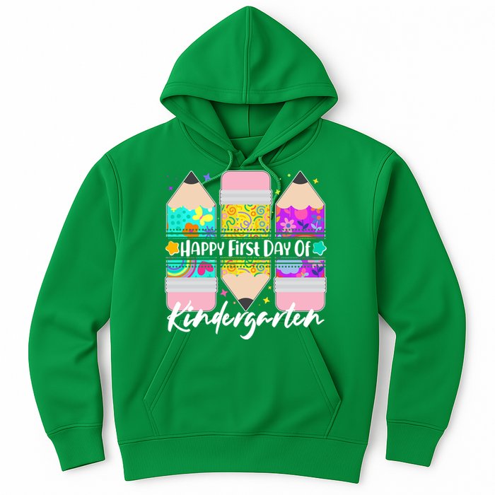 Cute Happy First Day Of Kindergarten Hoodie
