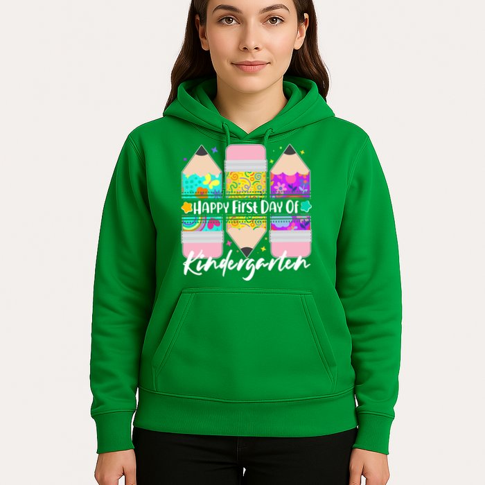 Cute Happy First Day Of Kindergarten Hoodie