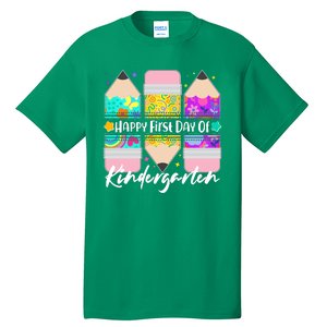 Cute Happy First Day Of Kindergarten Tall T-Shirt