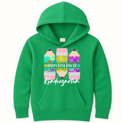 Cute Happy First Day Of Kindergarten Kids Hoodie