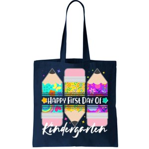 Cute Happy First Day Of Kindergarten Tote Bag