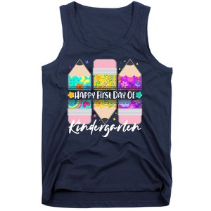 Cute Happy First Day Of Kindergarten Tank Top