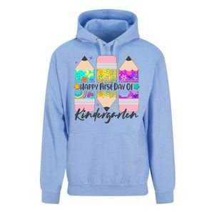 Cute Happy First Day Of Kindergarten Unisex Surf Hoodie