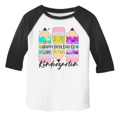 Cute Happy First Day Of Kindergarten Toddler Fine Jersey T-Shirt