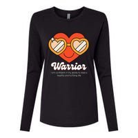 Congestive Heart Failure Warrior Heart Health Motivation Womens Cotton Relaxed Long Sleeve T-Shirt