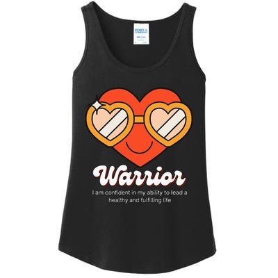 Congestive Heart Failure Warrior Heart Health Motivation Ladies Essential Tank