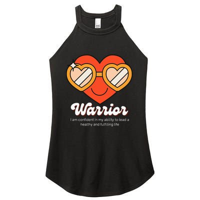 Congestive Heart Failure Warrior Heart Health Motivation Women's Perfect Tri Rocker Tank