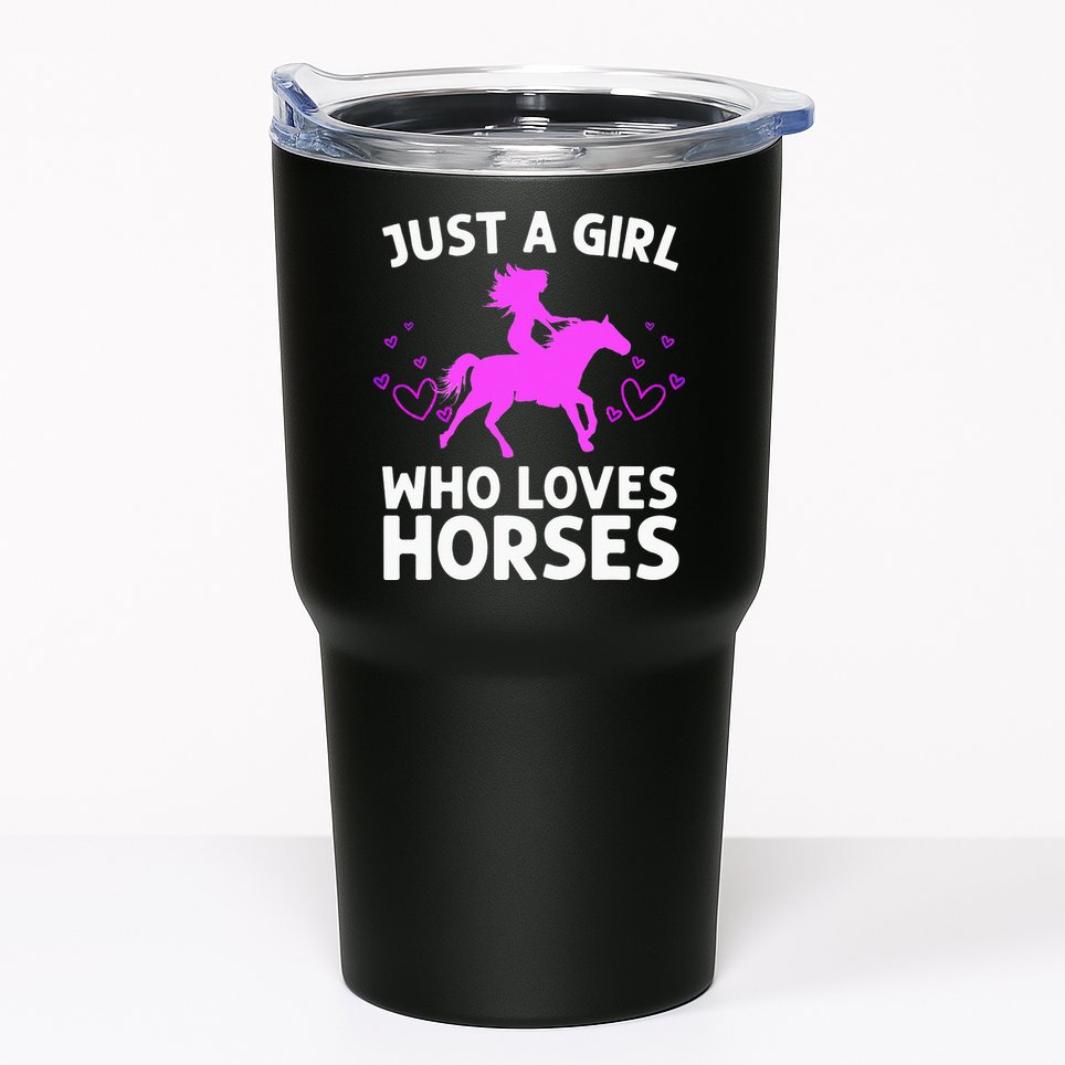 Cool Horse For  Cow Unique Horse Racing Tumbler