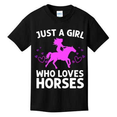 Cool Horse For  Cow Unique Horse Racing Kids T-Shirt